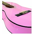 Dimavery AC-303 classical guitar 3/4, pink, gitara klasyczna 3/3