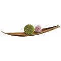 EUROPALMS Succulent Ball (EVA), Kula katusowa, sztuczna roślina pink, 16cm 2/5