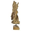 Europalms Natural wood sculpture 60cm, Drewniana rzeźba 2/10