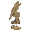 Europalms Natural wood sculpture 60cm, Drewniana rzeźba 3/10