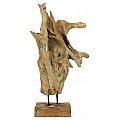 Europalms Natural wood sculpture 60cm, Drewniana rzeźba 8/10