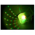 Ibiza Light Efekt dyskotekowy LED DERBY-MINI-CLEAR 7/8