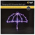 lyyt UMB-P Dekoracyjna lampa LED na ścianę w kształcie parasola - róż / fiolet 4/5