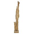 Europalms Natural wood sculpture, slim 190cm , Drewniana rzeźba 3/4