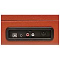 Denver VPL-120 BROWN - GRAMOFON USB Z OPROGRAMOWANIEM NA PC - BRĄZOWY 3/4