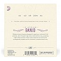 D'Addario EJ575-strunowe Struny do banjo, Nickel, Custom Medium, 11-22 3/4