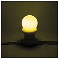 Showgear Żarówka LED G45 E27 1 W - Żółta - Bez Ściemniania 2/2