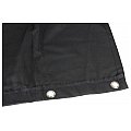 Adam Hall 0152 X 36 - Blackout cloth B1 black with burnished Grommets hemmed 3 x 6 m 2/4
