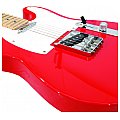 Dimavery TL-201 E-Guitar, red, gitara elektryczna 3/3