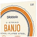 D'Addario EJ615-strunowe Struny do banjo, Nickel, Medium 10-23 4/4