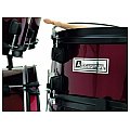 Dimavery DS-200 Drum-Set. wine red, zestaw perkusyjny 3/4
