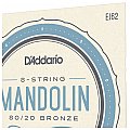 D'Addario EJ62 80/20 Bronze Struny do mandoliny, Light, 10-34 4/4