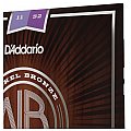 D'Addario NB1152 Nickel Bronze Struny do gitary akustycznej, Custom Light, 11-52 4/4