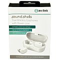 avlink Sound Shells True Wireless Bezprzewodowe słuchawki Bluetooth i etui ładujące Białe 5/7
