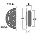 Monacor DT-25N, neodymowy głośnik wysokotonowy hifi 2/2