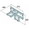 Alutruss BISYSTEM PH-42 4-way T-piece horizontal 2/2