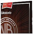 D'Addario NB1356 Nickel Bronze Struny do gitary akustycznej, Medium, 13-56 4/4