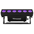 BeamZ BBB612 Oświetlacz Bateryjny LED Uplight Bar 6x12W RGBAW-UV 6-w-1 z bezprzewodowym DMX 7/10