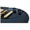 Dimavery LP-520 E-Guitar, black gold, gitara elektryczna 4/4