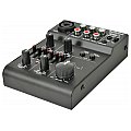 Citronic Q-MIX3 2 Channel Battery Powered Compact Mixer, mikser audio 3/4