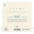 D'Addario EJ69 5-String Ball-End Struny do banjo, Phosphor Bronze, Light, 9-20 3/4