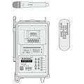 Omnitronic W.A.M.S-04P Wireless PA system 7/8