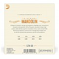 D'Addario EJ74-3D Struny do mandoliny, Phosphor Bronze, Medium, 11-40, 3 kpl 2/2