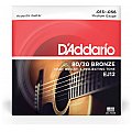 D'Addario EJ12 80/12 Bronze Struny do gitary akustycznej, Medium, 13-56 2/4
