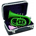 Dimavery TP-300 Bb Pocket Trumpet, green, trąbka 2/2