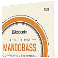 D'Addario J79 Copper Struny Mandobass 49-130 4/4