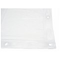Showgear Kwadratowa tkanina biała 1,4 m (szer.) - 1,4 m (wys.) ognioodporna 2/4