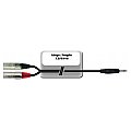 Omnitronic Cable AC40-30 3.5jack plug/2xXLR male 3m 4/4