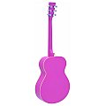 Dimavery AW-303 western-guitar, pink, gitara akustyczna 2/4