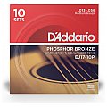 D'Addario EJ17-10P Phosphor Bronze Struny do gitary akustycznej, Medium, 13-56, 10 kpl 2/3