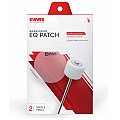 Evans EQ Single Pedal Patch Clear Plastic 2/3