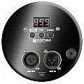 Cameo Light PAR 64 CAN - 183 x 10 mm LED PAR Can RGB in black housing, reflektor sceniczny LED 3/4