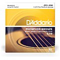 D'Addario EJ19 Phosphor Bronze Struny do gitary akustycznej, Bluegrass, 12-56 2/4