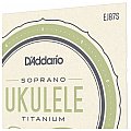 D'Addario EJ87S Titanium Struny do ukulele, sopranowe 4/4