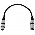 Omnitronic Kabel do mikrofonu SADC XLR męski / XLR żeński 0,3m 2/2