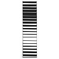 D'Addario Polyester Pasek gitarowy, Optical Art, White Stripes 3/3