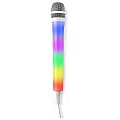 FENTON Mikrofon karaoke z oświetleniem LED RGB RGB KMD55W biały 2/5