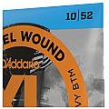 D'Addario EXL140 Nickel Wound Struny do gitary elektrycznej, Light Top/Heavy Bottom, 10-52 4/4