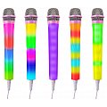 FENTON Mikrofon karaoke z oświetleniem RGB KMD55P różowy 2/5