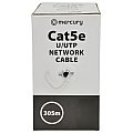 mercury Kabel skrętka ethernet Cat5e U/UTP LDPE Kabel sieciowy wypełniony żelem 305m Black 2/4