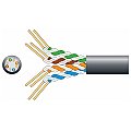 mercury Kabel skrętka ethernet Cat5e U/UTP LDPE Kabel sieciowy wypełniony żelem 305m Black 4/4