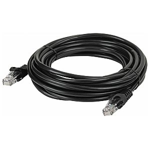 DAP Cat5e Kabel sieciowy - U/UTP czarny 10 m 1/1