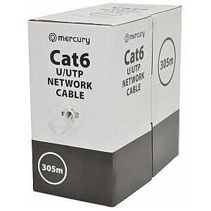 mercury Kabel ethernet, skrętka Cat6 U/UTP Network Cable 305m Szary 1/7