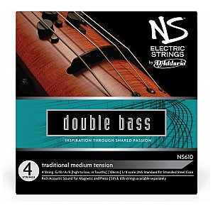 D'Addario NS Electric Traditional Bass Zestaw strun 3/4 Medium Tension 1/2