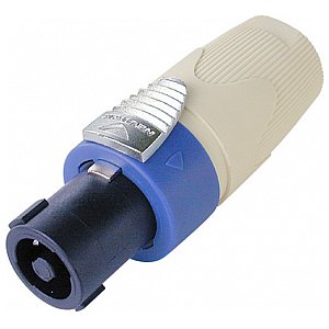 Neutrik NL4FX-9 - Speakon Connector 4 Pin, White Sleeve 1/1