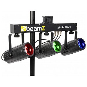 BeamZ Light Set 3Some Black, zestaw oświetleniowy 1/4